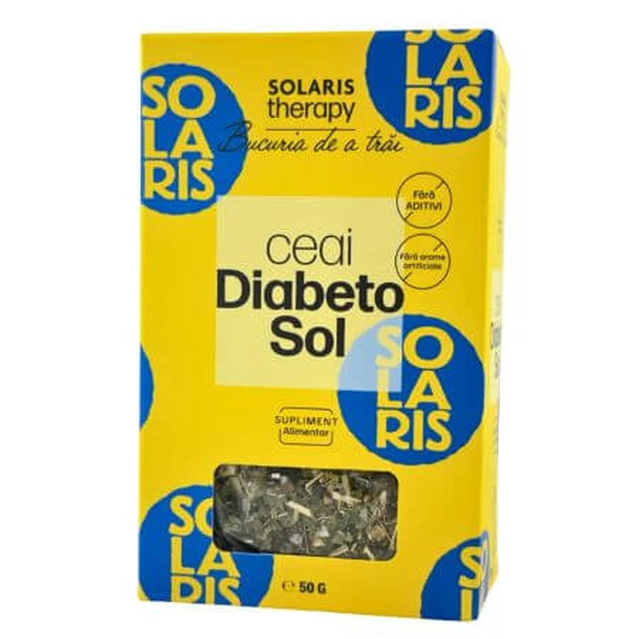 Herbatka terapeutyczna Diabetosol, 50 g, Solaris: ceny i cechy