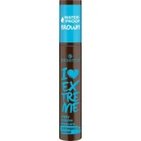 Máscara de pestañas waterproof 01 Cozy Brown, I Love Extreme Crazy Crazy Volume, 12 ml, Essence