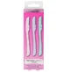 Kit Aparat de ras pentru sprancene Pastel, 3 bucati, Brushworks