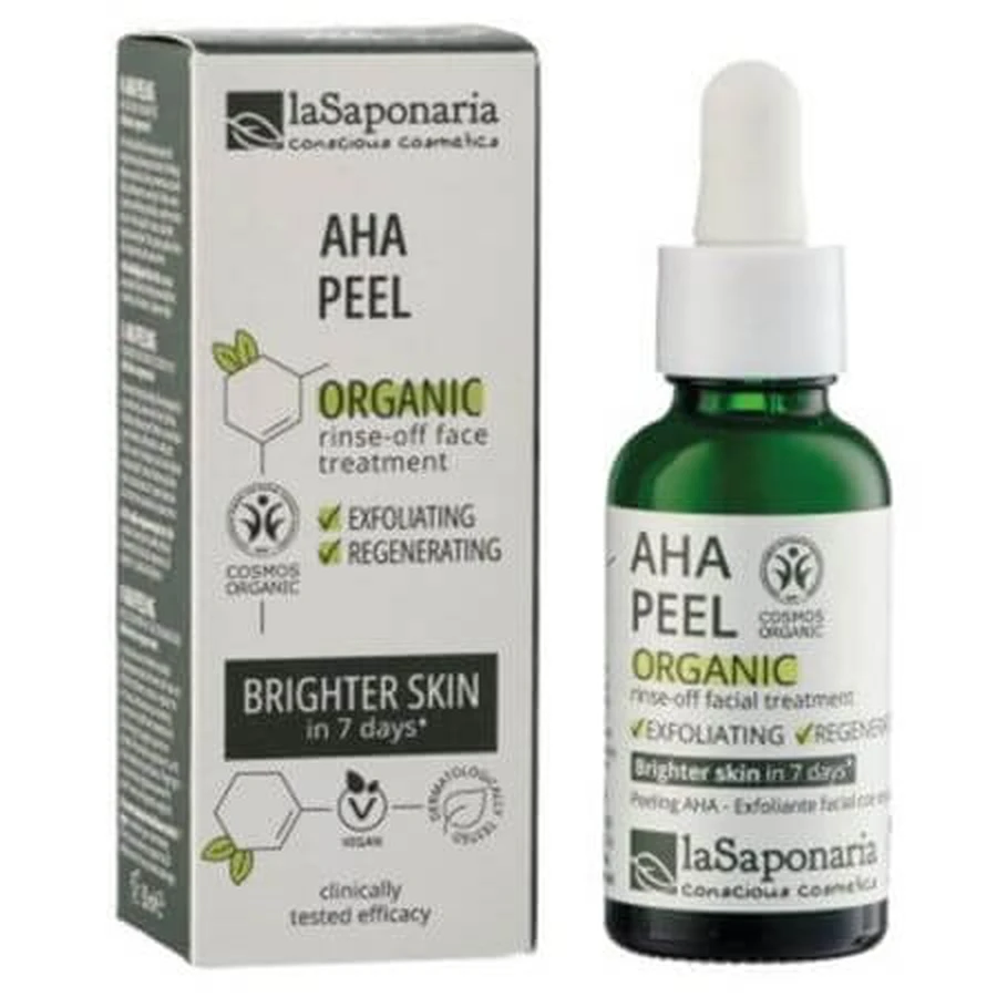 Peeling z kwasami AHA 4%, 30 ml, La Saponaria: ceny i cechy