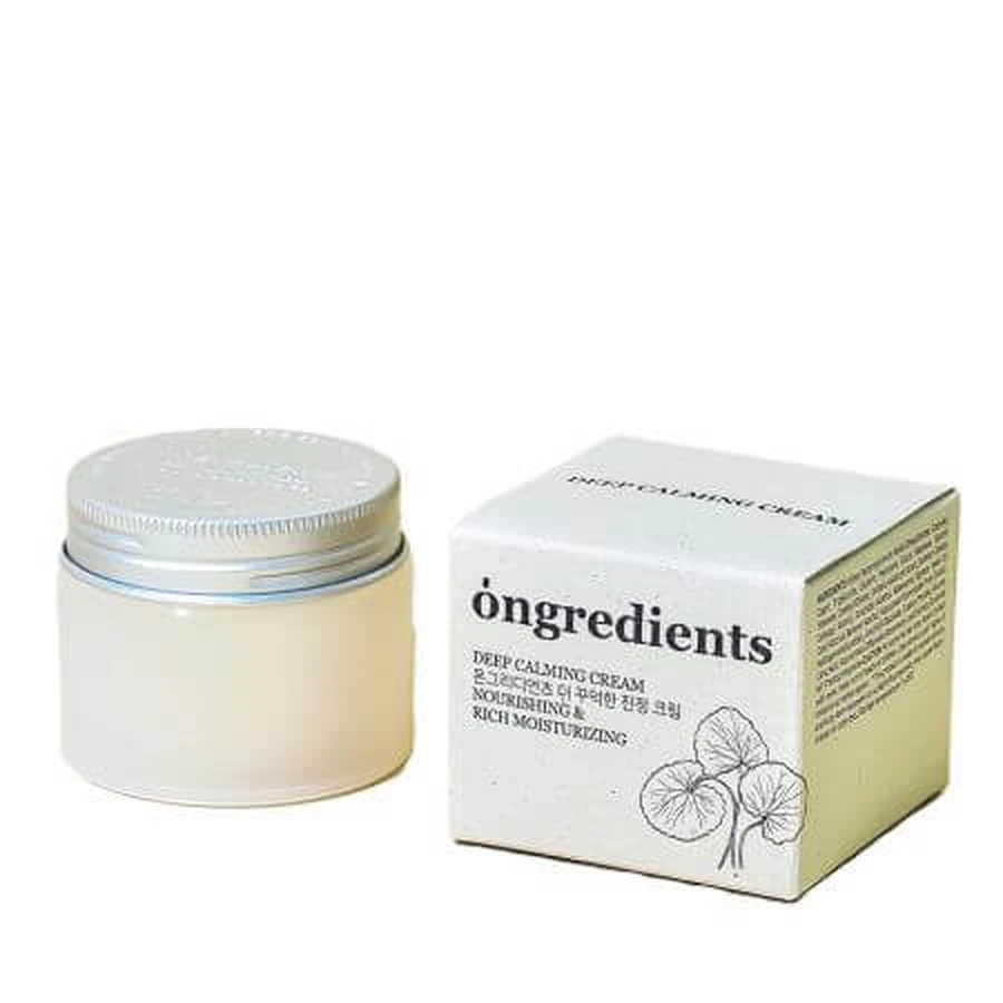 Crema lenitiva con estratto di centella asiatica biologica, 50 ml, ongredienti