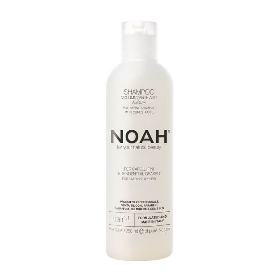 Shampoo agli agrumi per capelli fini e grassi (1.1) x 250ml, Noah