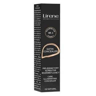 Fond de ten corector 02 Natural Satin Concealer, 10 ml, Lirene