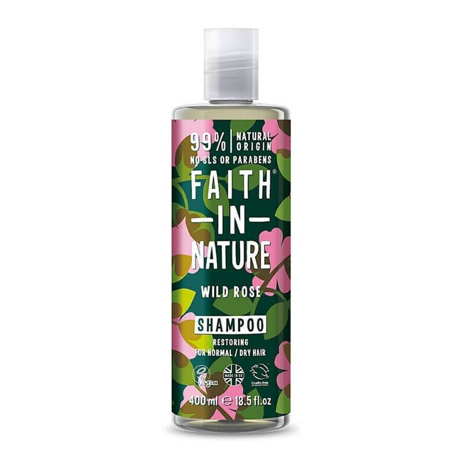 Champú Rosa Silvestre x 400ml, Faith in Nature