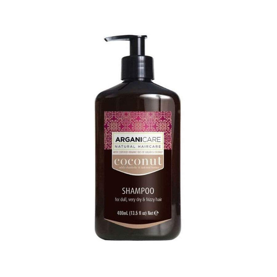 Shampoo with coconut oil x 400ml, Arganicare