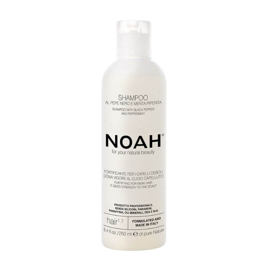 Champú para cabellos débiles y dañados (1.7) x 250ml, Noah