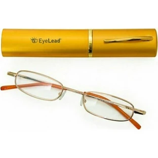 EYELEAD Taschenlesebrille Gold 3.50