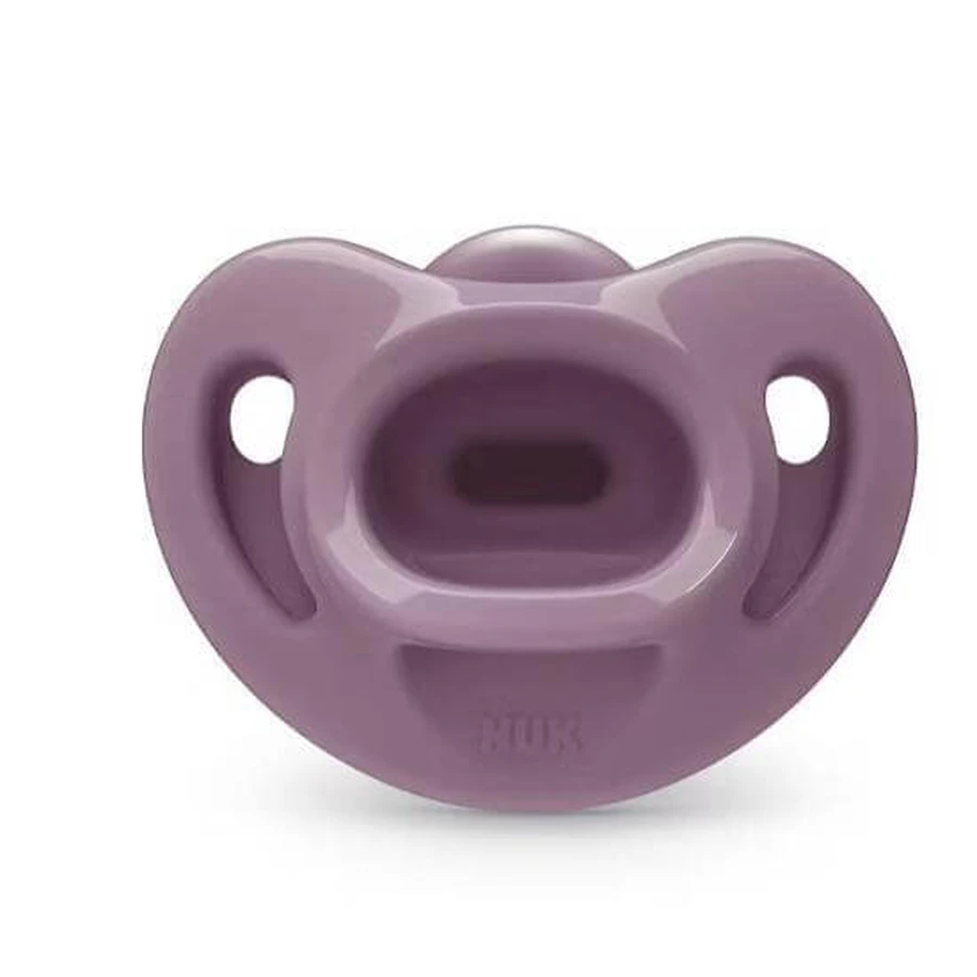 NUK First Choice Soft Silicone Soother for 0-6 Months Pink