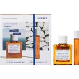 KORRES Scents of Greece Promo Pack cu apă de toaletă Avgoustos, 50ml și apă de toaletă Avgoustos 10ml