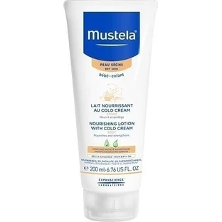 MUSTELA Bebe Odżywczy balsam z Cold Cream Nawilżający krem do ciała dla dzieci do skóry suchej 200ml