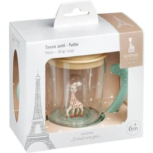 SOPHIE LA GIRAFE Set cadou pahar de plastic pentru copii 0m+