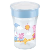 Vaso Educativo NUK Magic Cup con labio y tapa Peppa Pig 8m+ 230ml