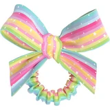 Invisibobble Slim Sprunchie Kids w.Bow Let's Chase Rainbows Kids Niet-vernietigend Haarlint x1