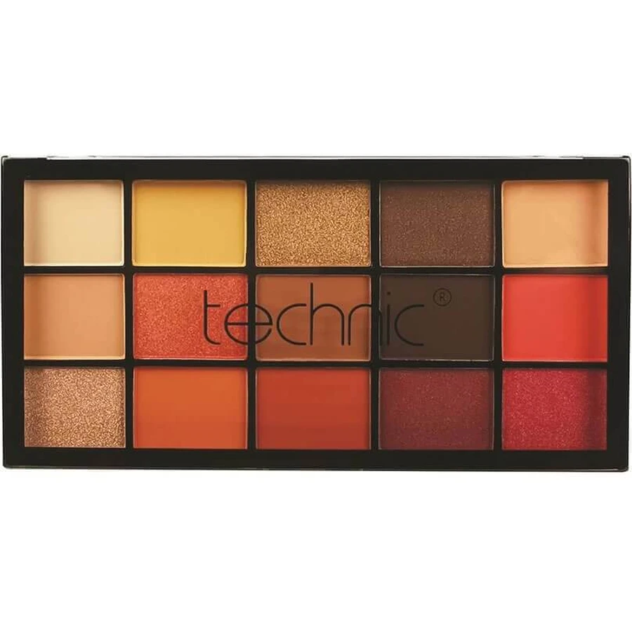 TECHNIC Oogschaduwpalet Venus Rising Pressed Pigment met 15 tinten