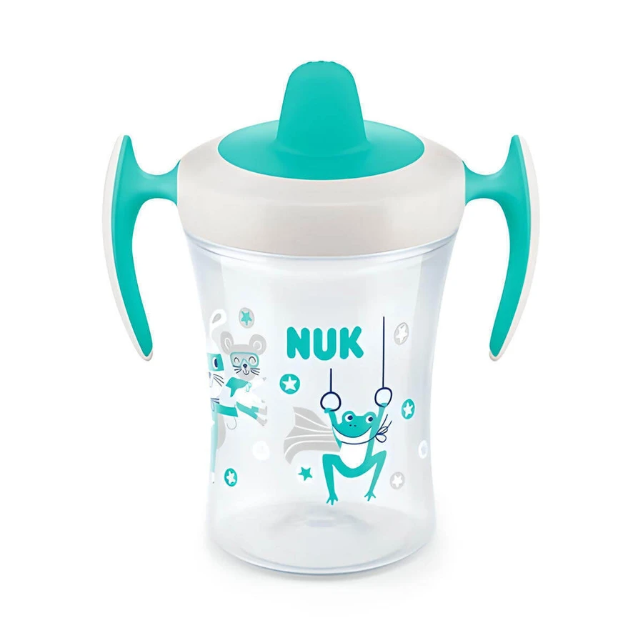 Vaso Entrenador NUK Easy Learning Trainer Cup 6m+ 230ml En Varios Colores - Verde