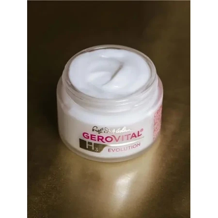 Cremă antirid cu acid hialuronic 3% Gerovital H3 Evolution, 50 ml, Farmec