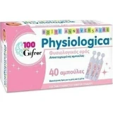 GIFRER Physiologica Physiologica Suero Normal Para Nariz y Ojos, Ampollas Estériles 40x5ml