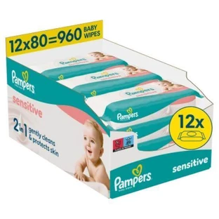 PAMPERS Baby Wipes Baby Wipes Sensitive 12x80 960 bucăți