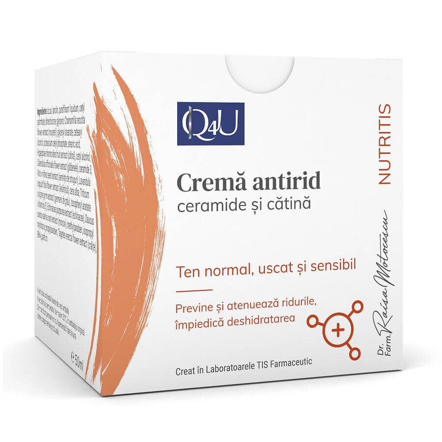 Nutritis Q4U crema antirughe alle ceramidi, 50 ml, Tis Farmaceutic