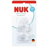 NUK First Choice Silikonsauger M für 3+ Monate 2 Stück