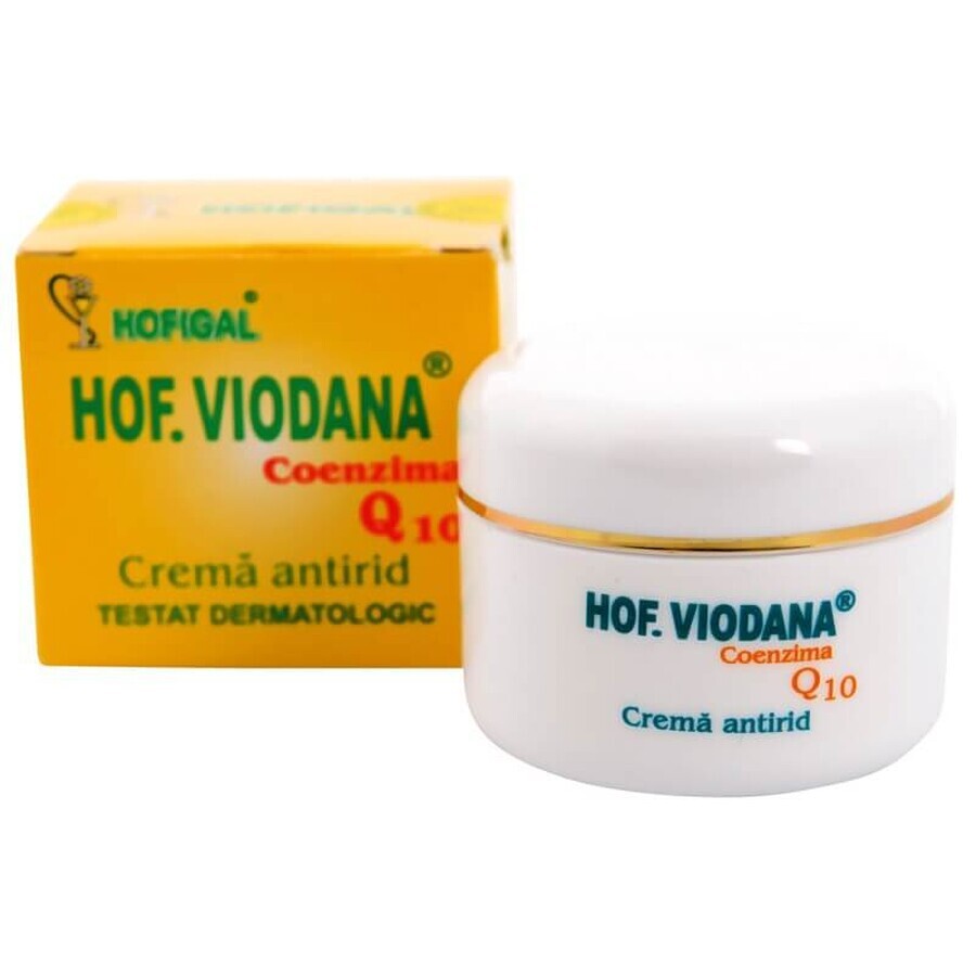 Cremă antirid cu Coenzima Q10 Hof Viodana, 50 ml, Hofigal