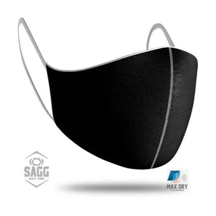 SAGG Unisex-Gewebe-Maske Schwarz