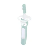 MAM Cepillo de Dientes Masajeador Con Escudo Protector Para 3+ Meses Azul