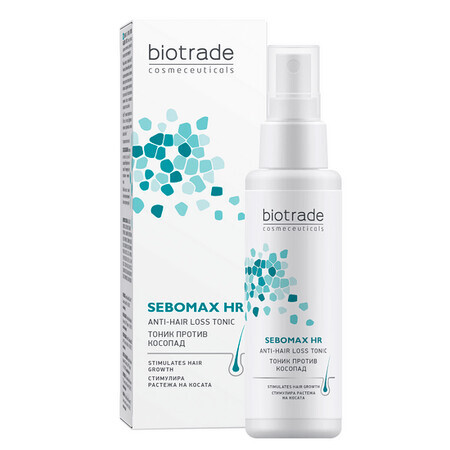 Tonico contro la caduta dei capelli Sebomax HR, 75 ml, Biotrade