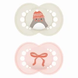 MAM Chupete de Silicona Original Invierno Edición Limitada Para 6-16 Meses - Pingüino / Lazo