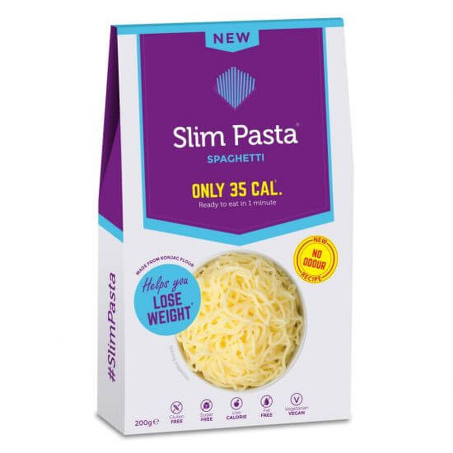 Espaguetis konjac sin aligerar, 200g, Slim Pasta