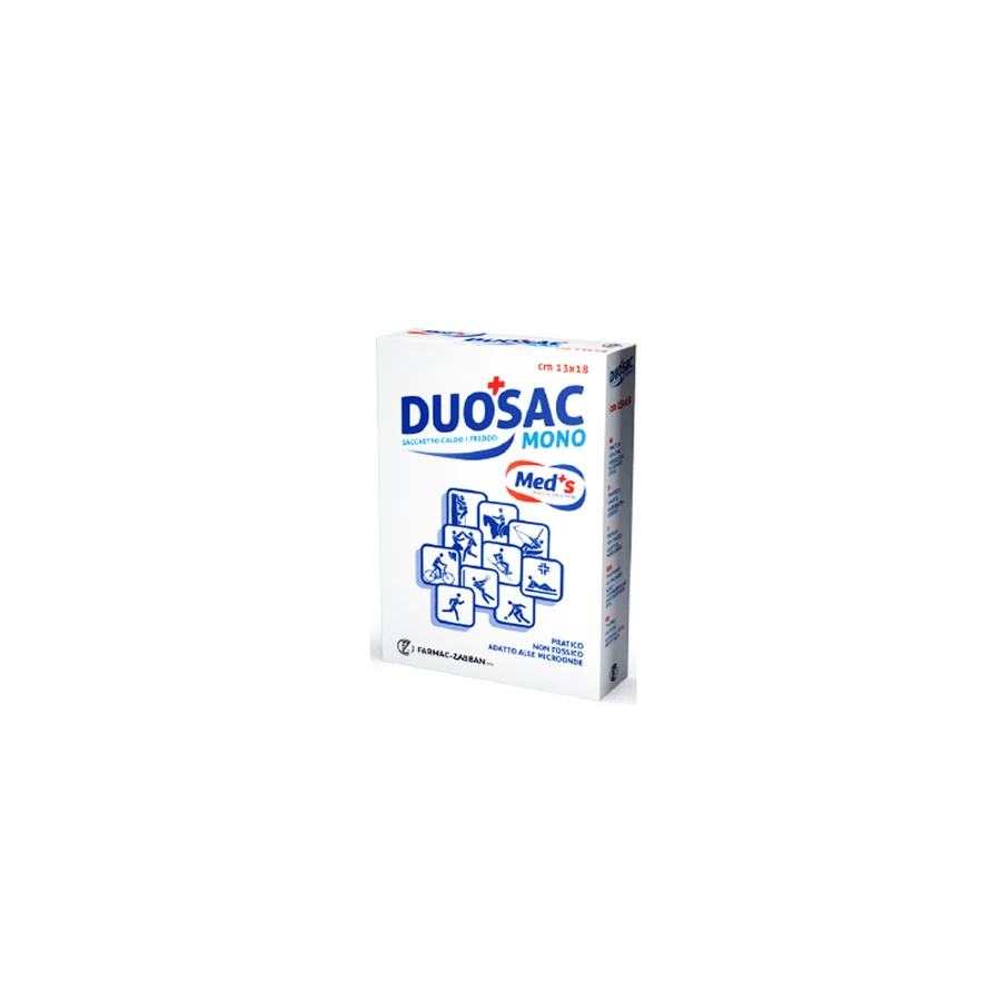 MED'S Duosac Mono Bolsa de Hielo Gel Termocompresor con Funda 13x18cm