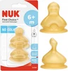 NUK First Choice+ Mamelon de cauciuc mediu 6+ luni 2 bucăți
