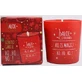 ALOE+COLORS Candle Ho Ho Ho Ho - Soy Candle in a jar with a scent of gingerbread
