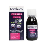 SAMBUCOL für Kinder Nahrungsergänzungsmittel in Sirup mit schwarzer Holunderbeere und Vitamin C 120ml