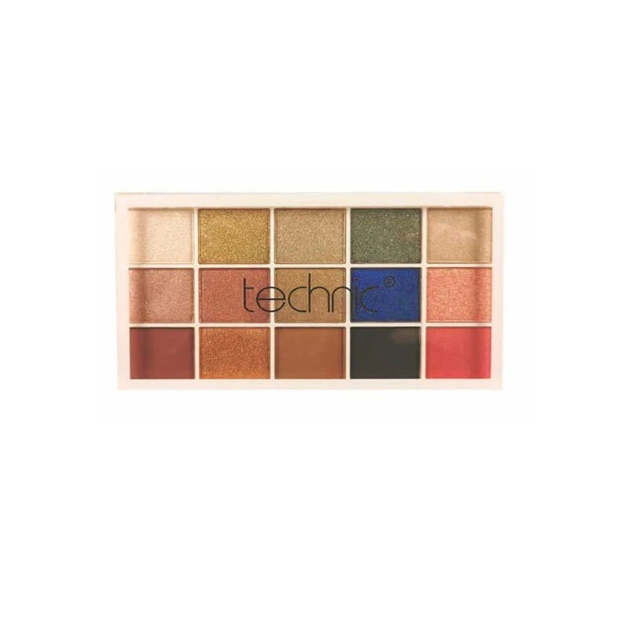 TECHNIC Eyeshadow Pressed Pigment Goddess Shadow Palette With 15 shades