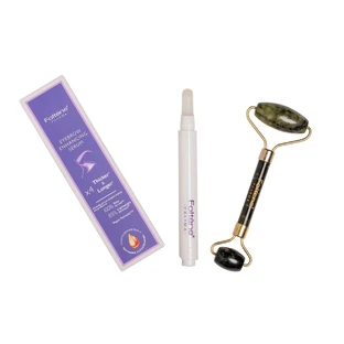 FOLTENE Beauty Kit mit Augenbrauen-Verstärkungsserum Augenbrauen-Verstärkungsserum 4ml & Gesichts- & Augenroller