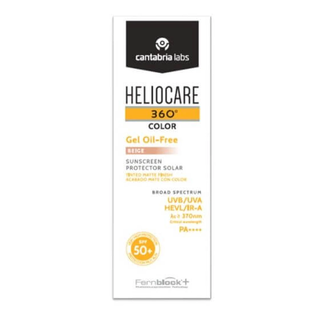Heliocare 360 Color Gel SPF50+ Nunata Beige, 50 ml, Cantabria Labs