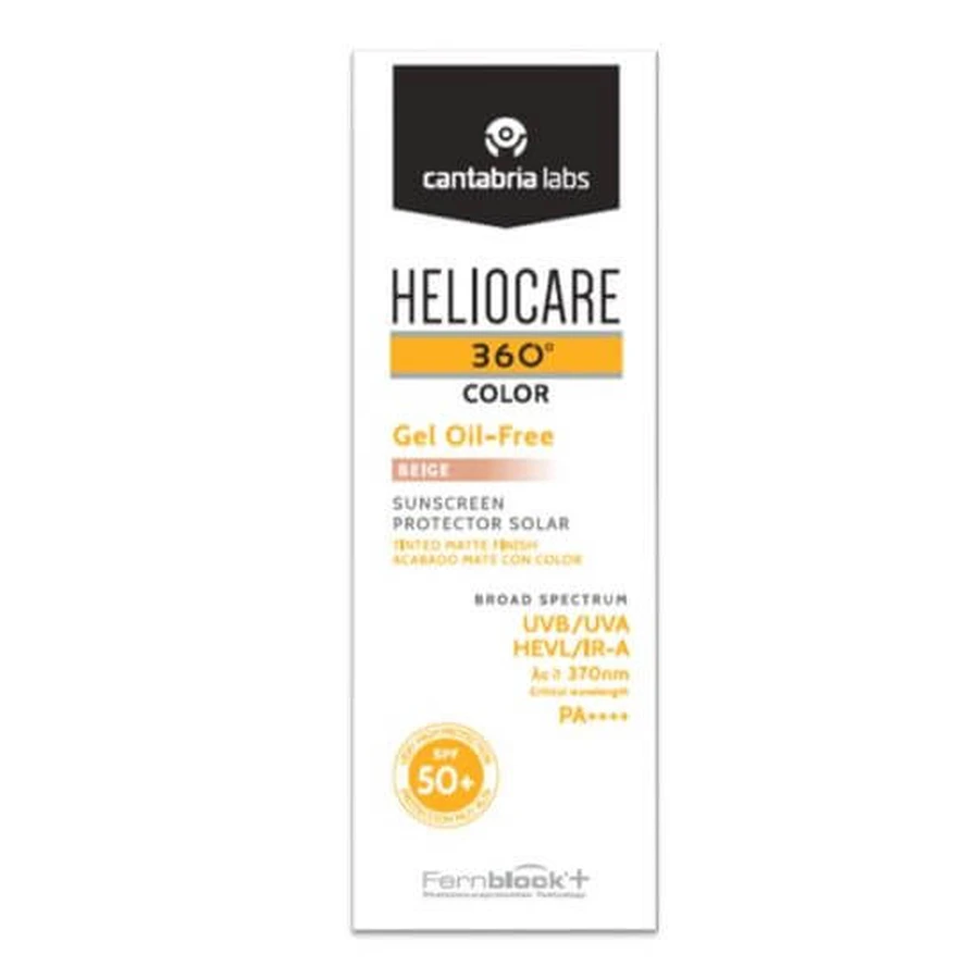 Heliocare 360 Color Gel SPF50+ Nunata Beige, 50 ml, Cantabria Labs