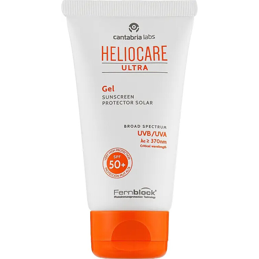 Gel Solar Heliocare Ultra 90 con FPS 50+, 50 ml, Cantabria Labs