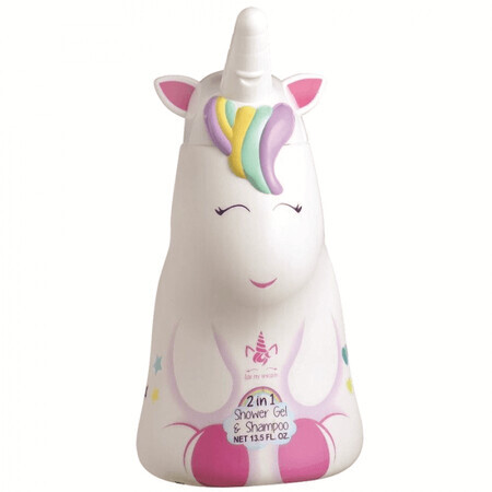 Gel de ducha y champú para bebé Unicornio, 400 ml, Air Val