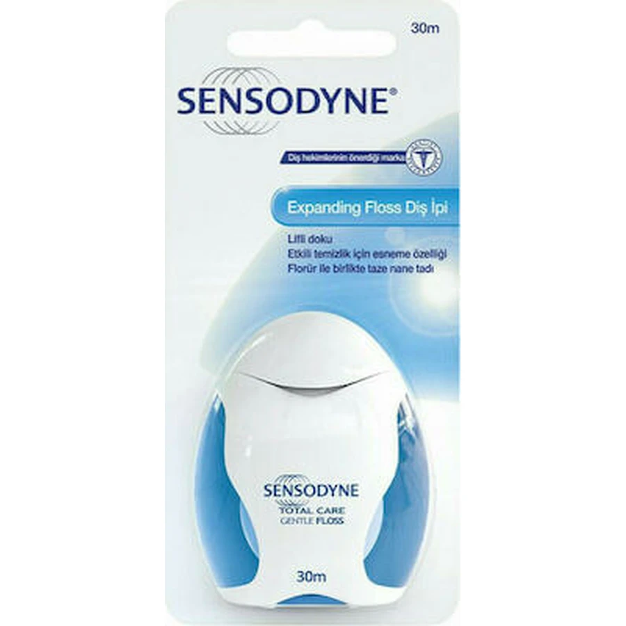 SENSODYNE Expanding Floss Sensodyne Dental Floss for interdental cleaning 30m