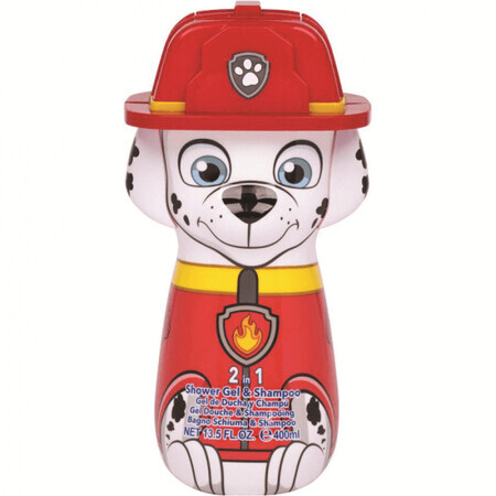 Gel de ducha y champú Paw Patrol, 400 ml, Air Val