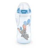 NUK First Choice Kiddy Cup Disney Azul Rizador con Boquilla Dura Azul Adecuado para Niños de 12+ Meses 300ml