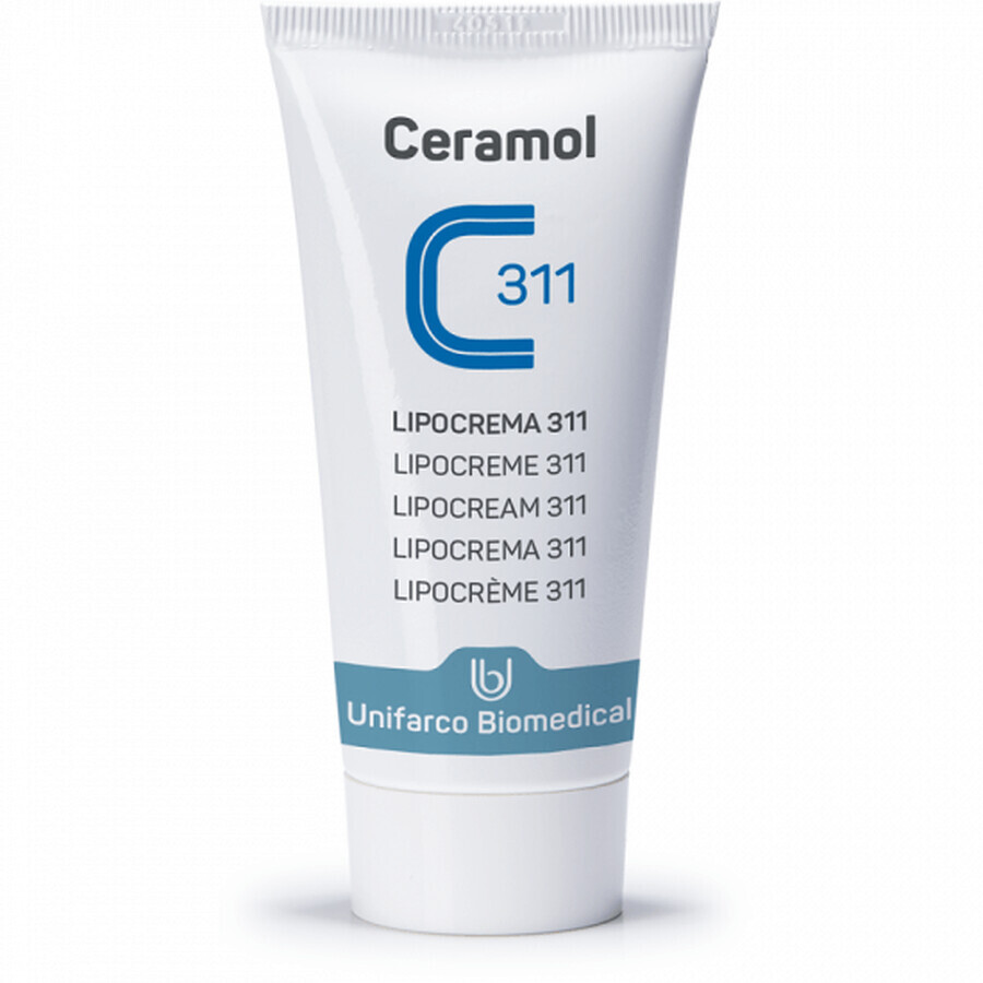 Tratamiento localizado, eczema y dermatitis atópica Lipocream, 50 ml, Ceramol