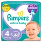 PAMPERS Active Baby No.4 Per 9-14kg 46 Pezzi