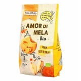 Organic wheat biscuits with apple filling, 250 g, Fior di Loto