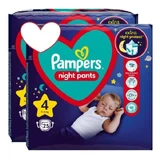 PAMPERS Pantaloni de noapte Pantaloni de noapte pentru copii nr.4 9-15Kg 50 bucăți (2 pachete de 25 bucăți)