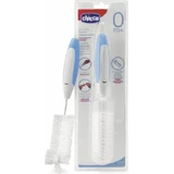 CHICCO Bottle & Nipple Cleaning Brush Blue