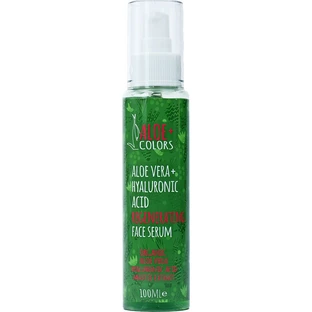 ALOE+ COLORS Serum Facial Regenerador Aloe Vera + Ácido Hialurónico Serum Hidratante Cara y Ojos 100ml
