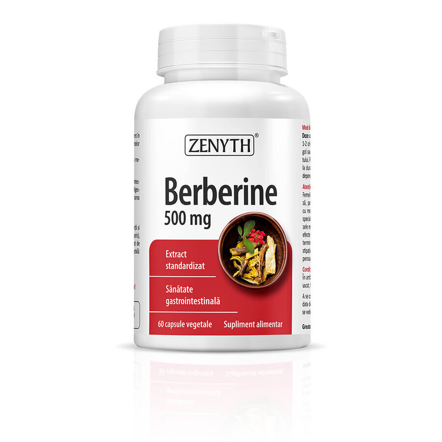 Berberina, 500 mg, 60 cápsulas, Zenyth comentarios